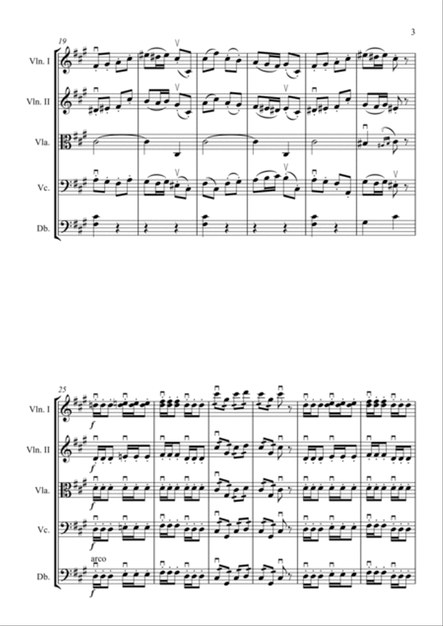 Prelude to Carmen String Quintet scores gallery preview page 4