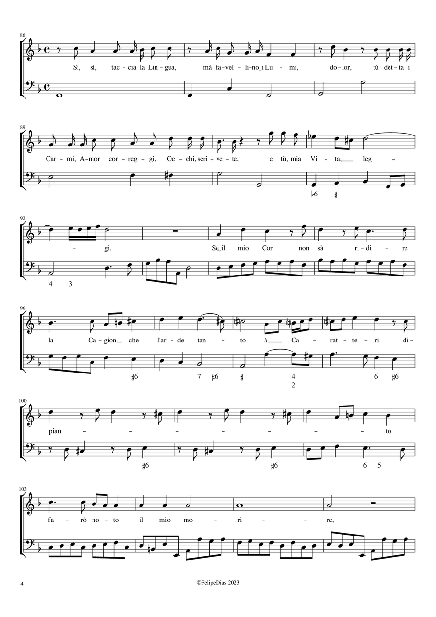 Scrivete occhi dolenti High Voice scores gallery preview page 4