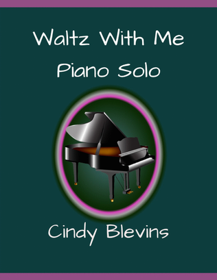 Book cover for Waltz With Me, original piano solo