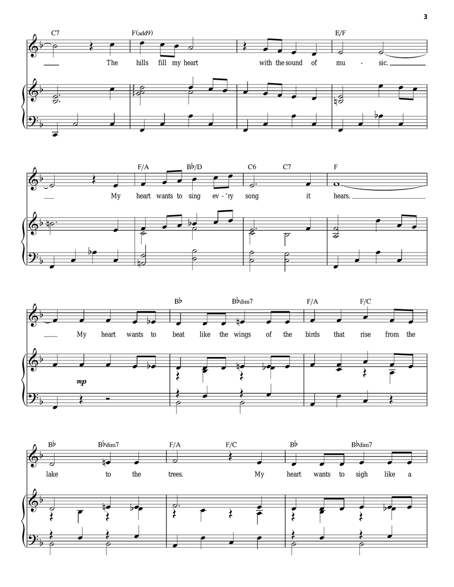 The Sound Of Music The Sound Of Music High Voice scores gallery preview page 3