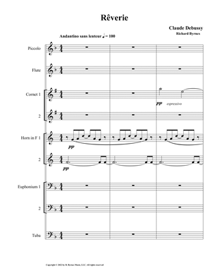 Rêverie - Brass Septet + Piccolo & Flute