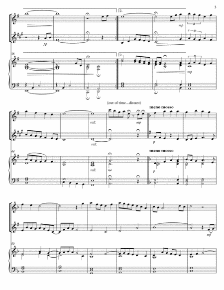 "O Come, O Come, Immanuel" - a Contemporary arrangement for flute, clarinet and piano.