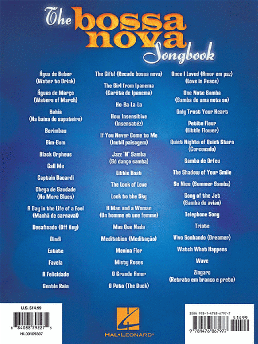 The Bossa Nova Songbook The Bossa Nova Songbook Piano, Vocal, Guitar scores gallery preview page 2