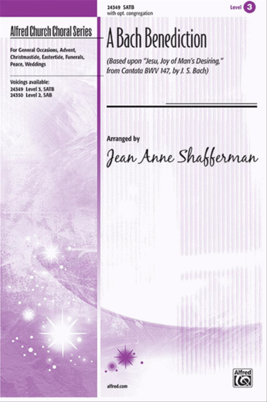 A Bach Benediction A Bach Benediction 4-Part scores gallery preview page 1