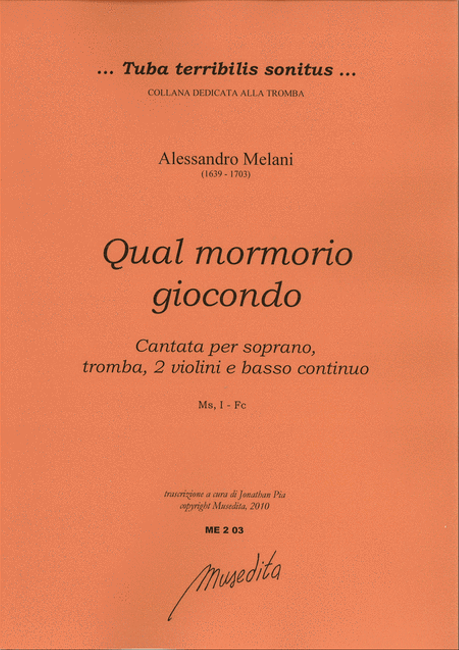 Qual mormorio giocondo Tuba - Sheet Music