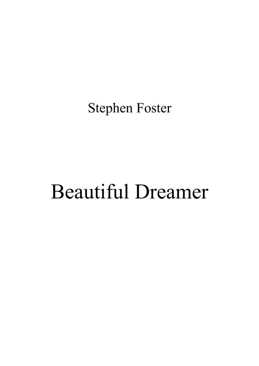 Beautiful Dreamer_B - major key (or relative minor key)