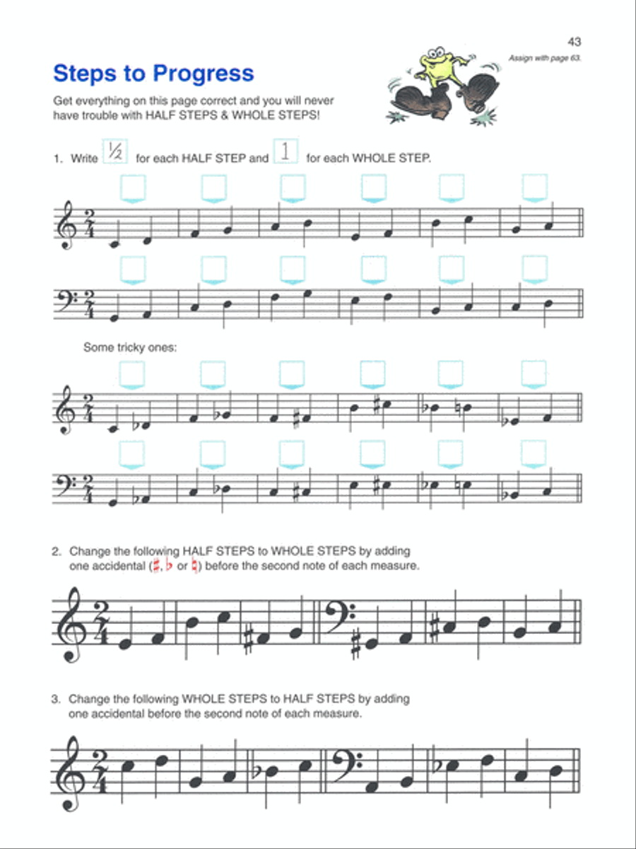 Alfred's Basic Piano Library Theory Complete Piano Method scores gallery preview page 4