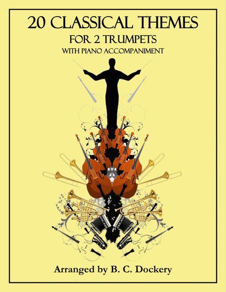 20 Classical Themes for 2 Trumpets with Piano Accompaniment image number null