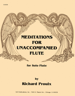Book cover for Meditations for Unaccompanied Flute