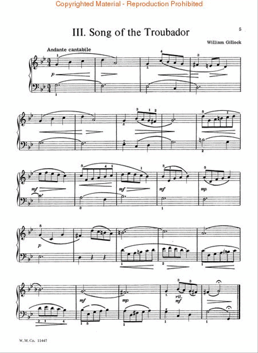 Little Suite in Baroque Style Piano scores gallery preview page 3