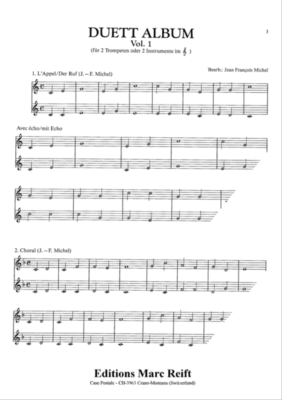 Duet Album Vol. 1 Euphonium Duet scores gallery preview page 4