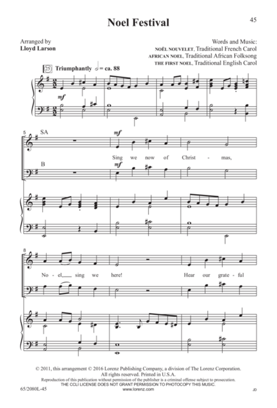 A Noel Celebration 3-Part scores gallery preview page 27