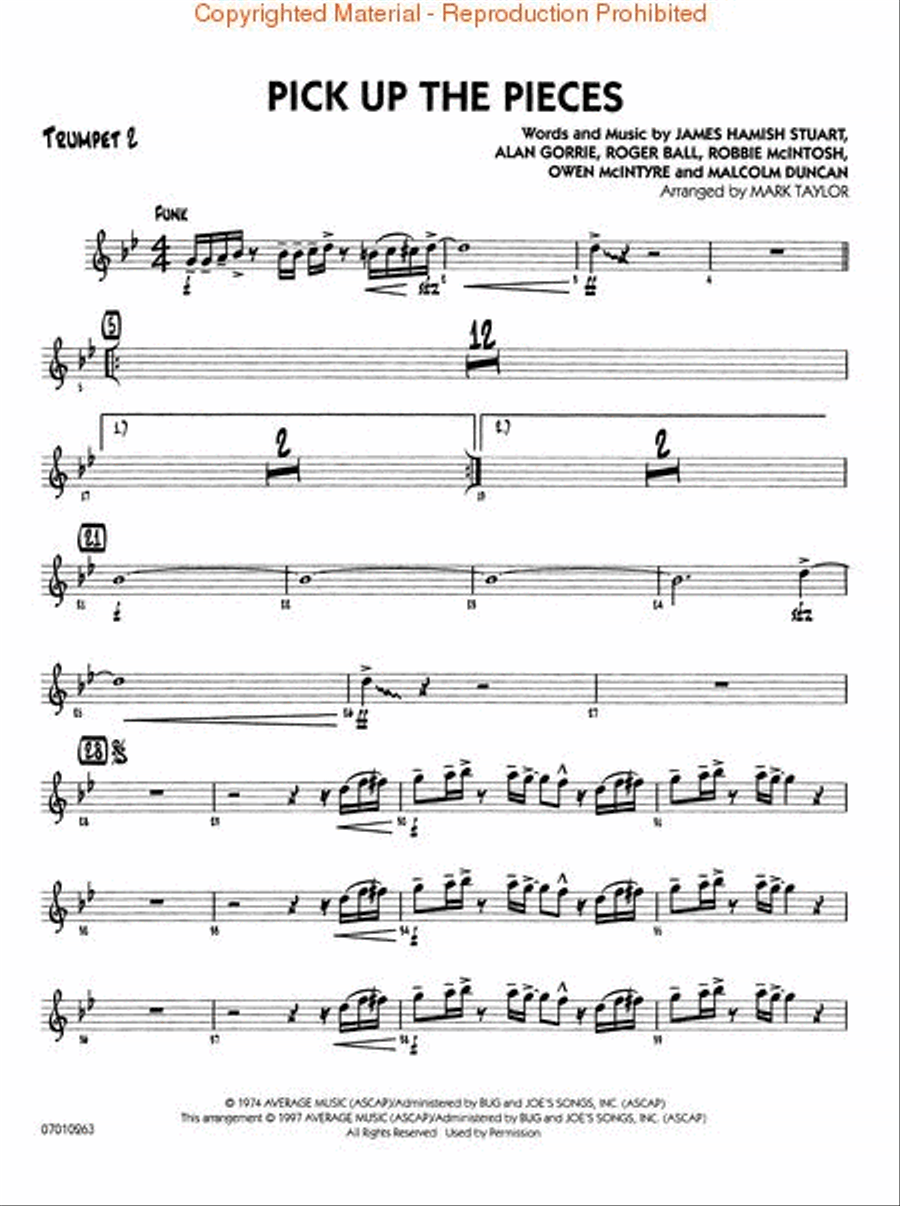 Pick up the Pieces Jazz Ensemble scores gallery preview page 4
