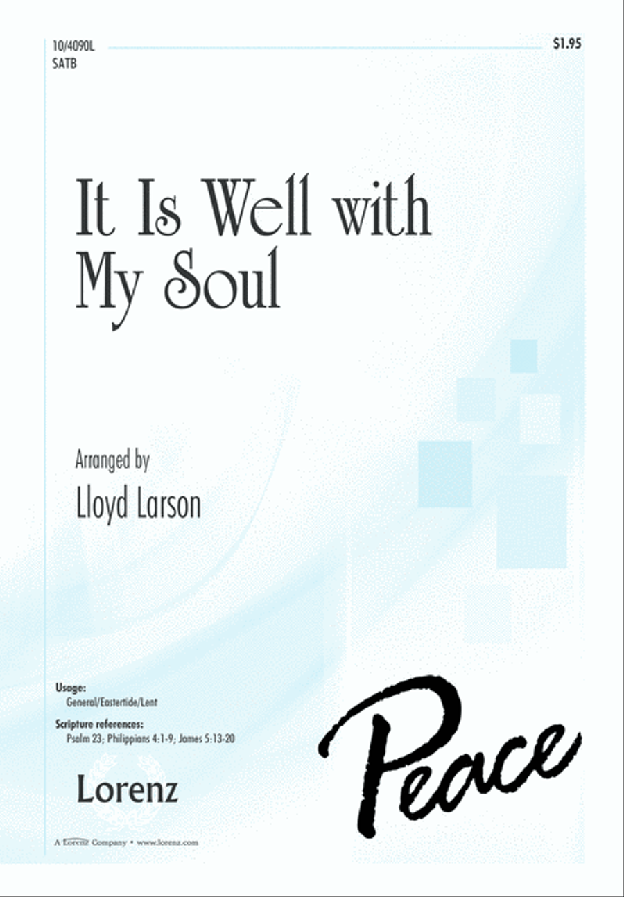 It Is Well With My Soul 4-Part scores gallery preview page 1