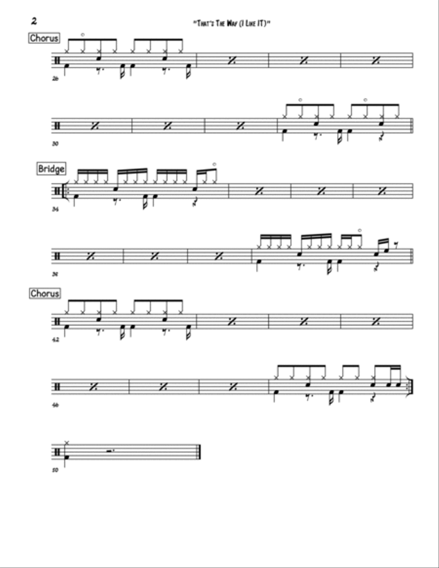 That's The Way (i Like It) Small Ensemble scores gallery preview page 5