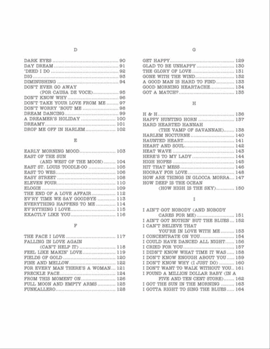 The Real Book – Volume III E-Flat Instrument scores gallery preview page 4