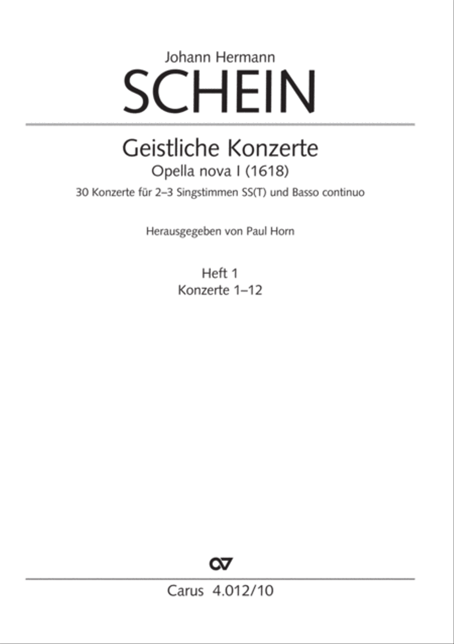 Opella Nova I. Teil 1618 Opella Nova I. Teil 1618 Collection / Songbook scores gallery preview page 2
