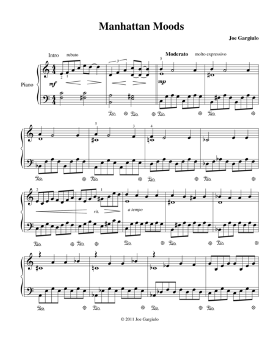 Manhattan Moods Piano Method scores gallery preview page 2