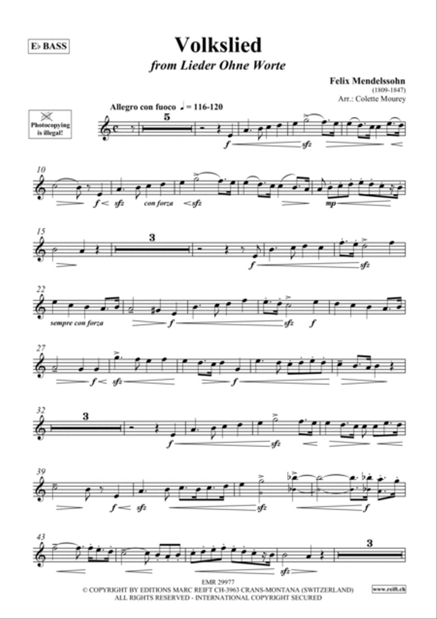 Volkslied Classical Guitar scores gallery preview page 2