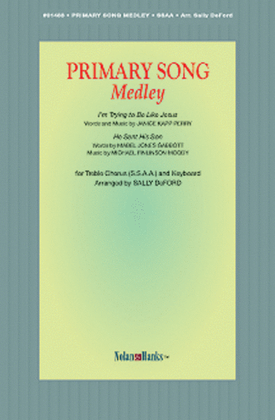 Book cover for Primary Song Medley - SSAA