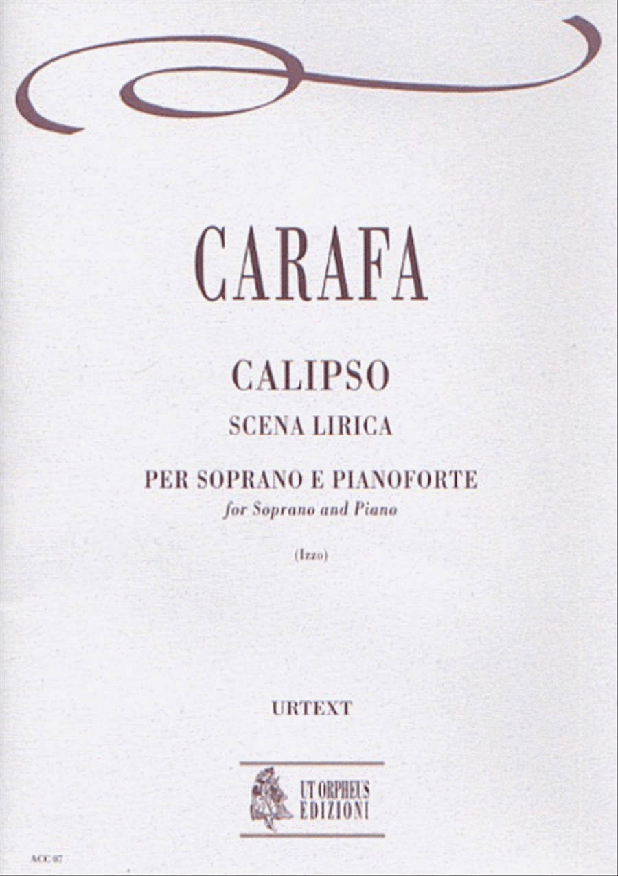 Calipso. Scena Lirica for Soprano and Piano Voice Solo scores gallery preview page 1