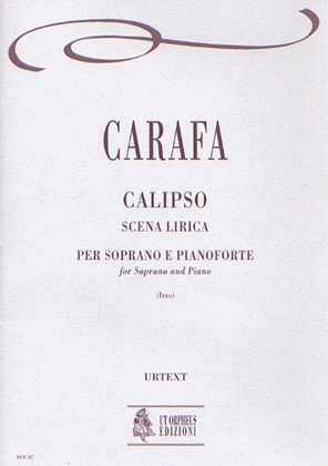 Book cover for Calipso. Scena Lirica for Soprano and Piano