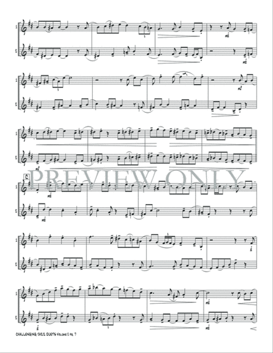 Challenging Jazz Duets, Volume 2 Small Ensemble scores gallery preview page 9