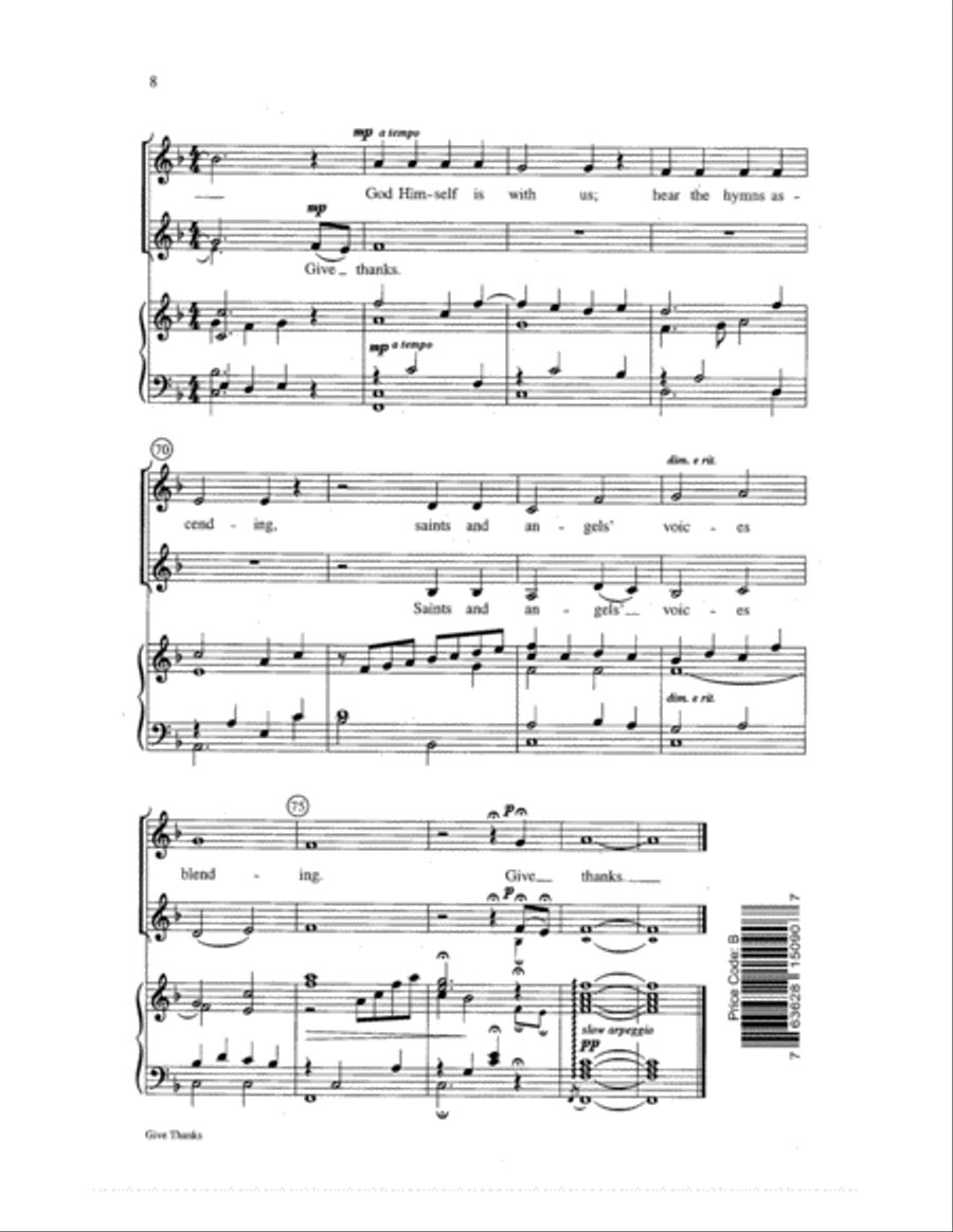 Give Thanks Choir scores gallery preview page 8