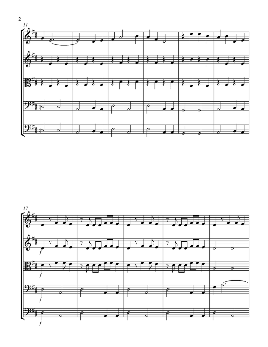 The Magnificent Seven The Magnificent Seven String Quartet scores gallery preview page 2
