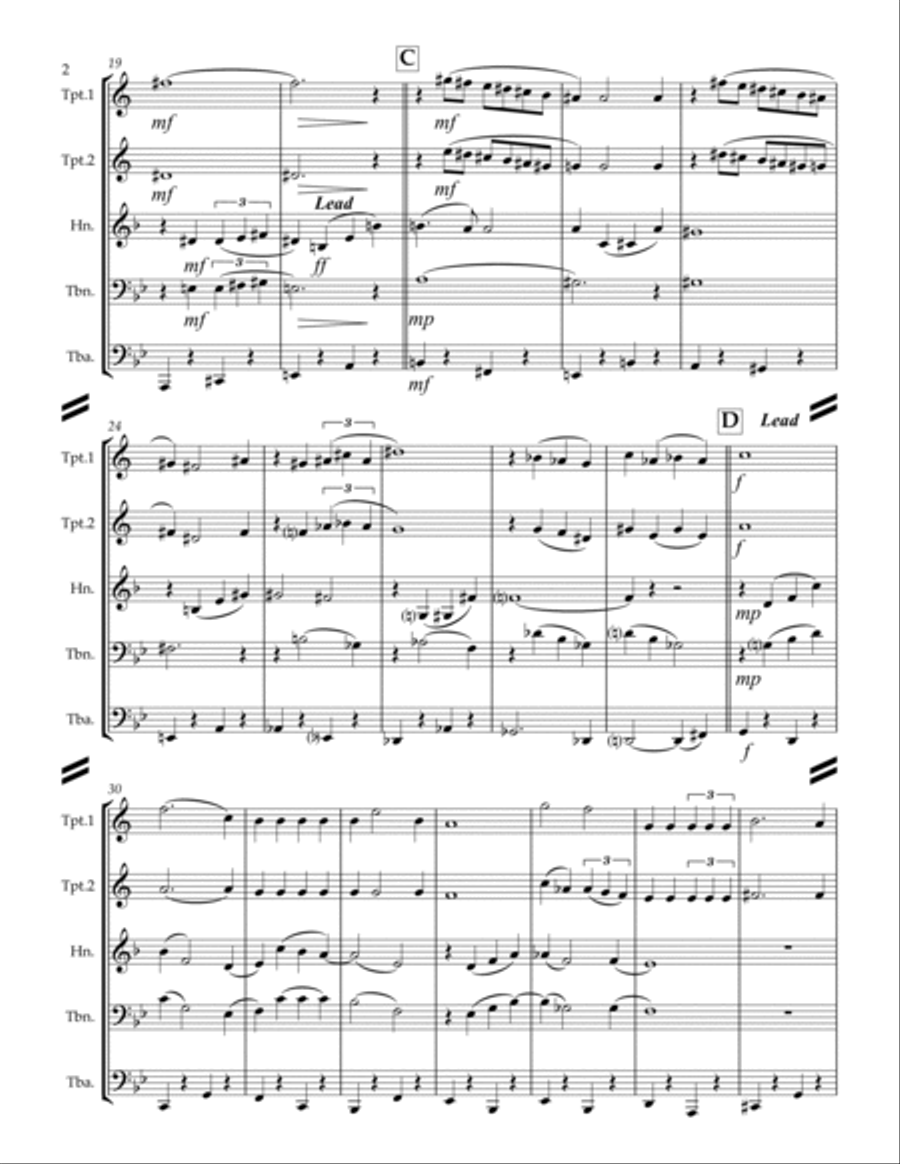All The Things You Are Brass Quintet scores gallery preview page 3