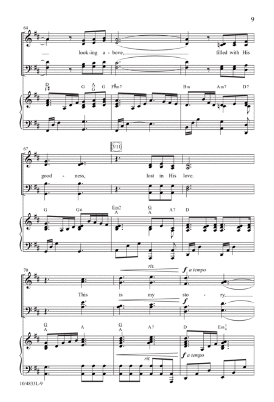Blessed Assurance Blessed Assurance 4-Part scores gallery preview page 9