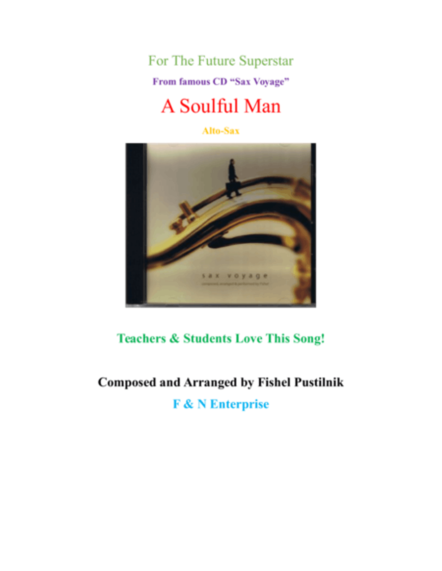 "A Soulful Man" for Alto Sax image number null