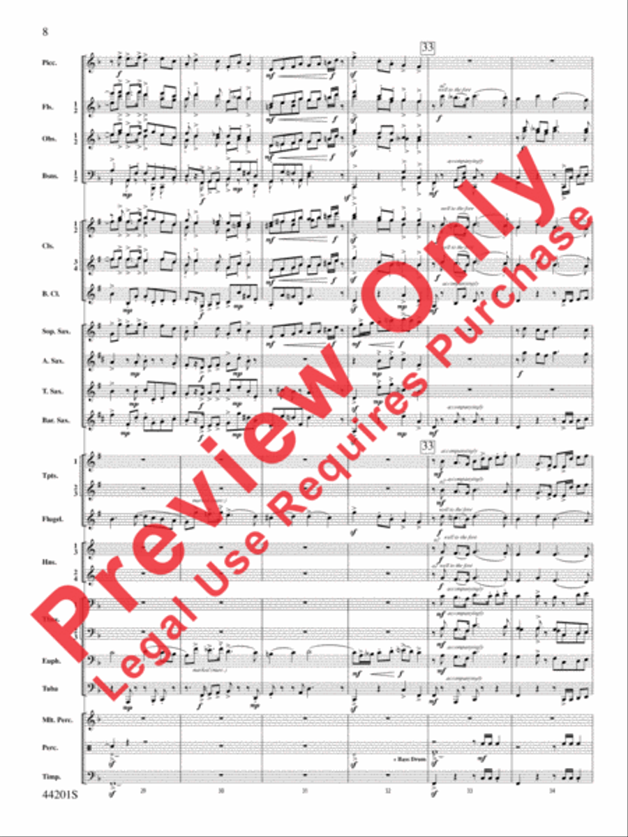 Handel in the Strand Handel in the Strand Concert Band scores gallery preview page 9