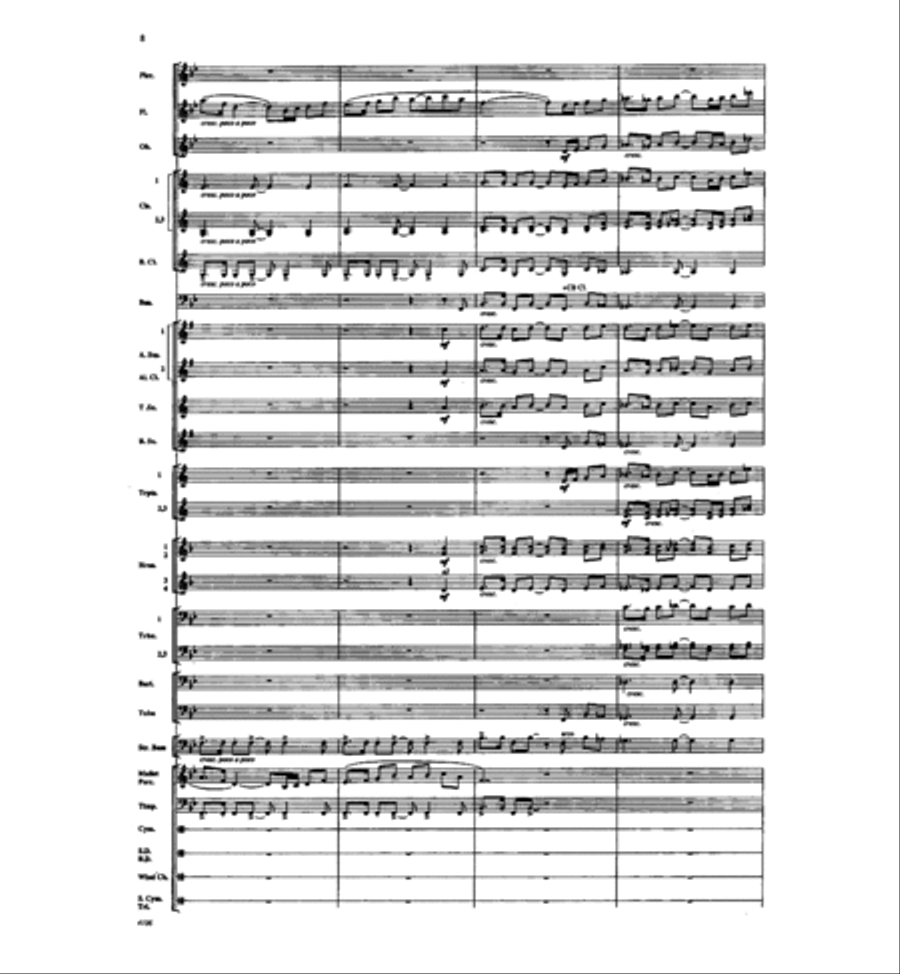 Of A Distant Star Concert Band scores gallery preview page 7