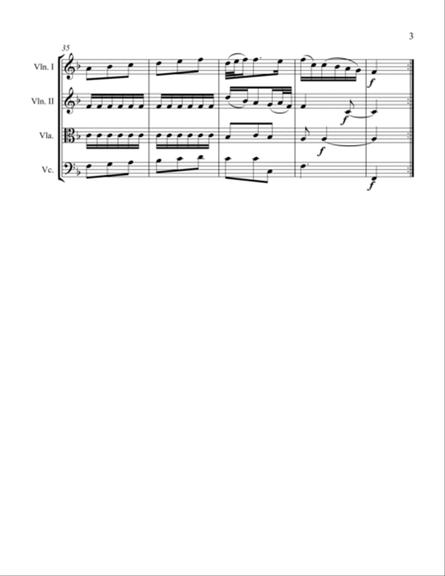 Arietta String Quartet scores gallery preview page 3