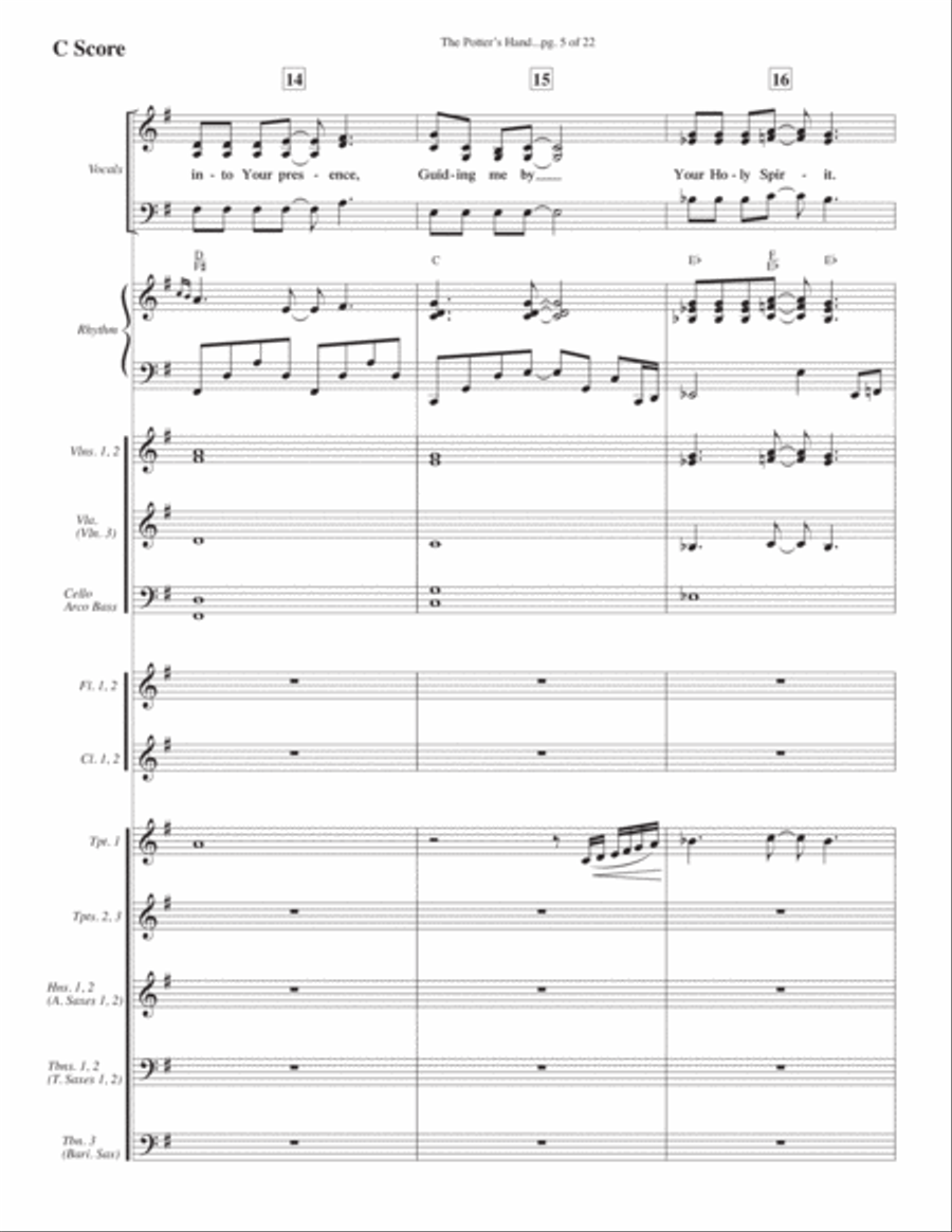 The Potter's Hand Voice scores gallery preview page 5