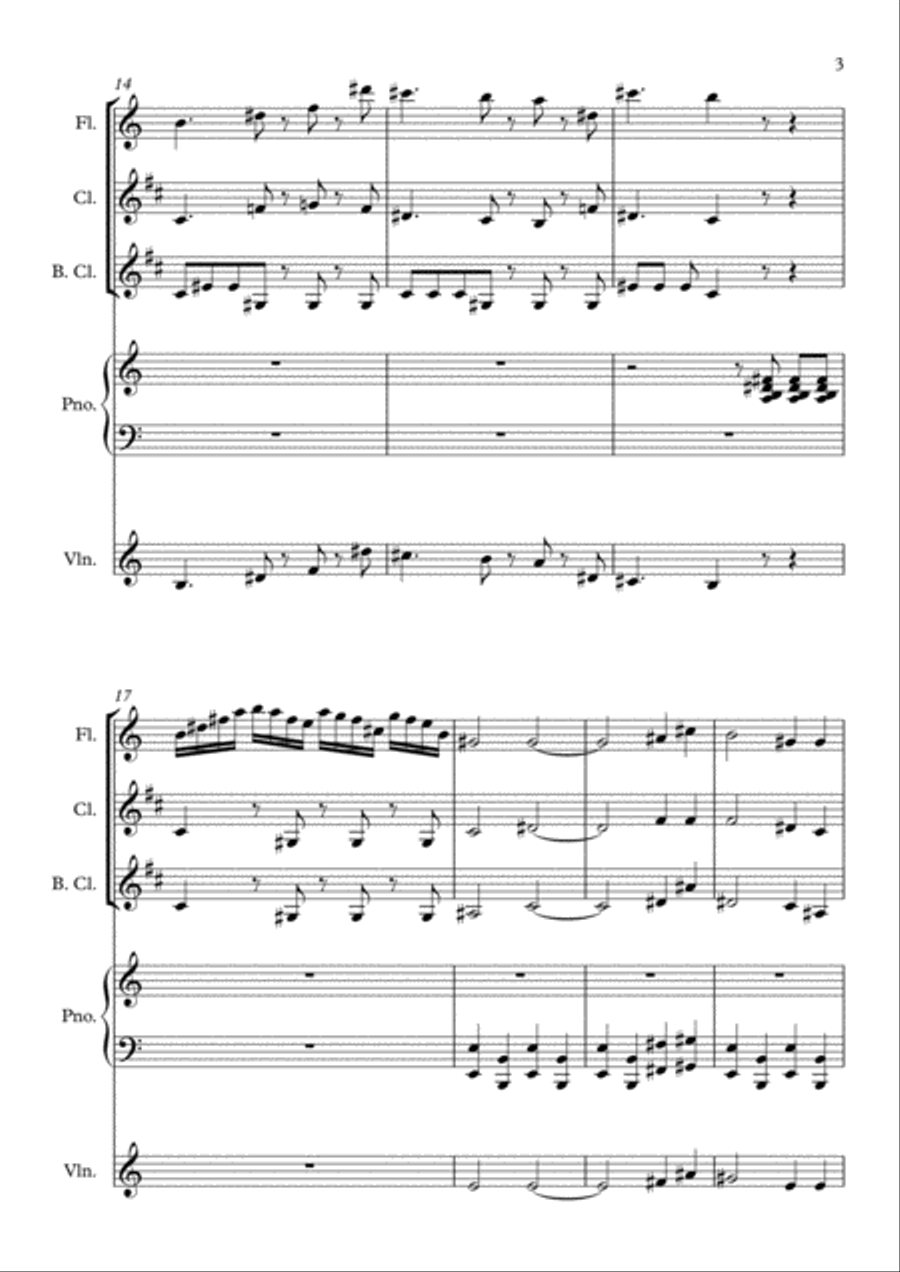 The Simpsons Tm End Credits Theme Small Ensemble scores gallery preview page 3