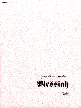 Messiah - Viola