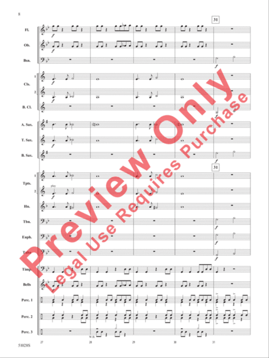 Ultimate Battle Ultimate Battle Concert Band scores gallery preview page 9