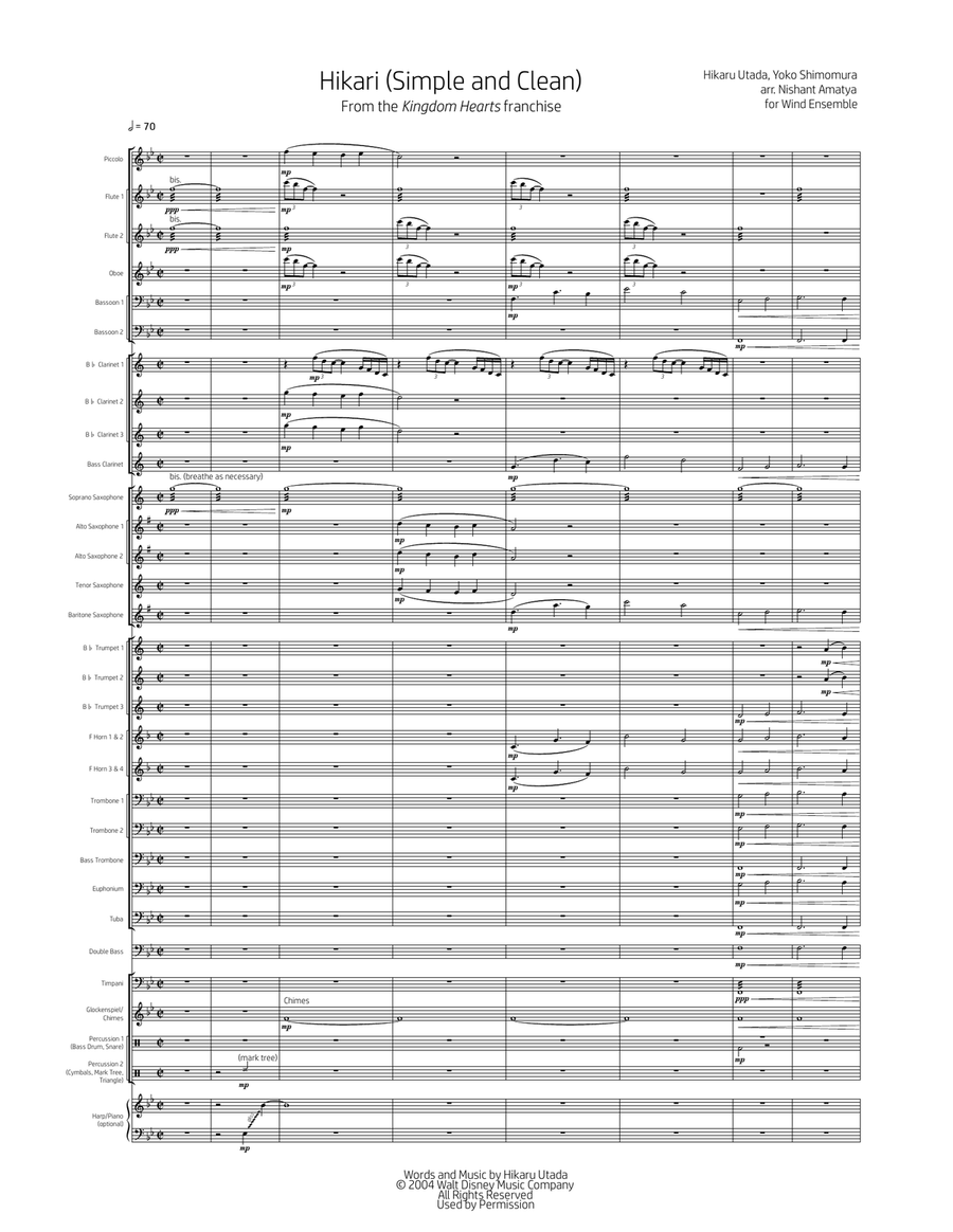 Hikari Concert Band scores gallery preview page 2