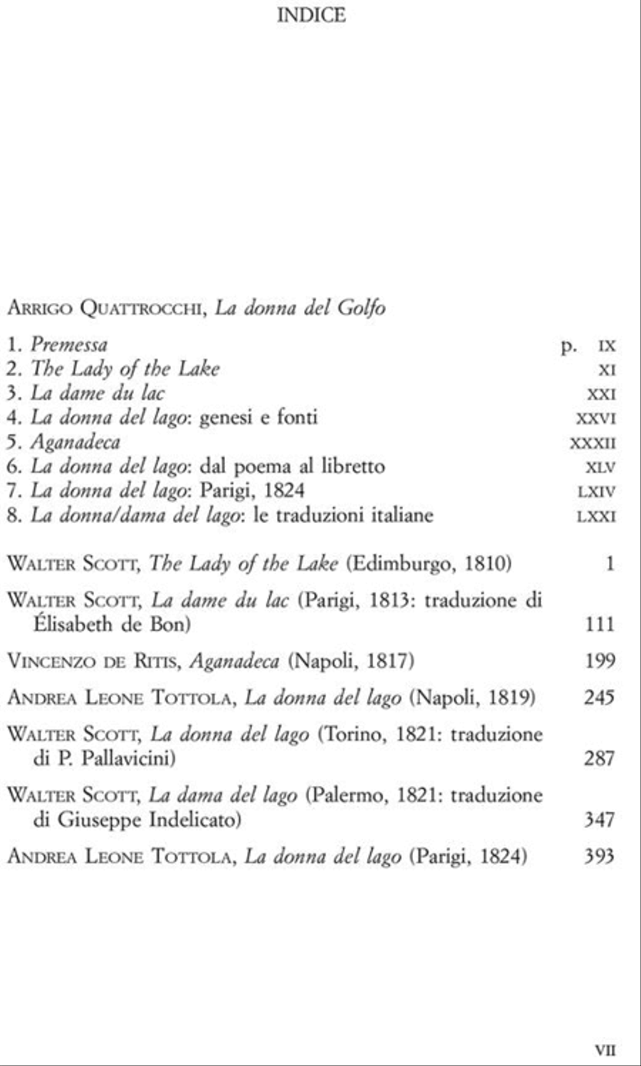 La Donna Del Lago