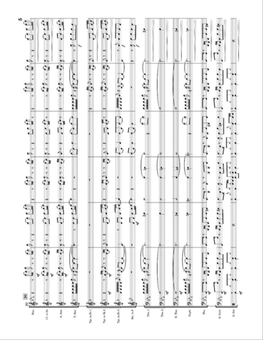 Murder On The Dancefloor Marching Band scores gallery preview page 5