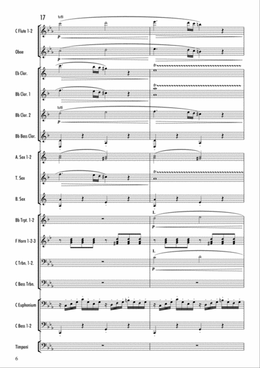 Attila - Preludio - Giuseppe Verdi Concert Band scores gallery preview page 6
