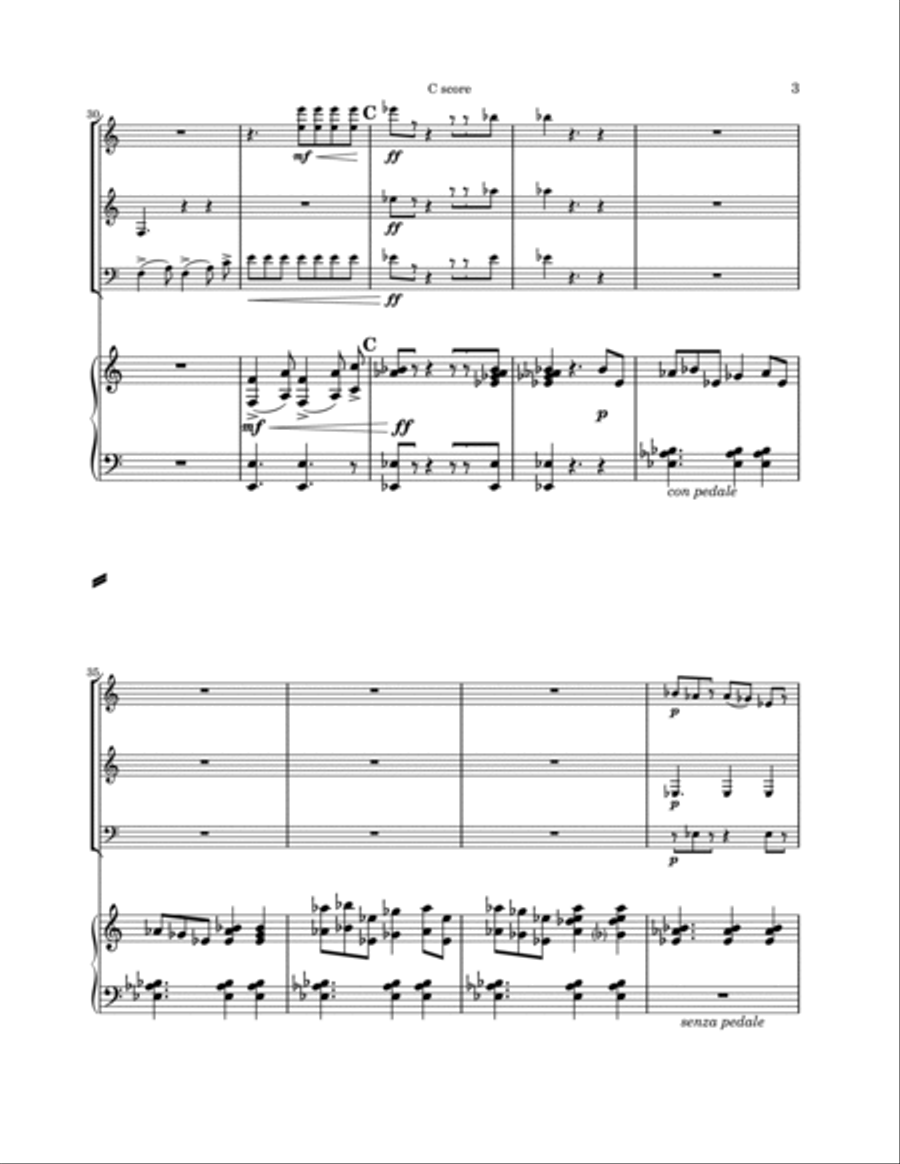 Triptyque Small Ensemble scores gallery preview page 3