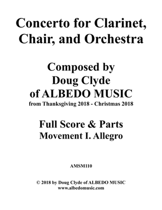 Concerto for Clarinet, Chair, and Orchestra. Movement I. Allegro.