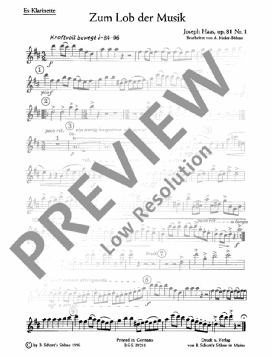 Zum Lob der Musik Zum Lob der Musik TB scores gallery preview page 4