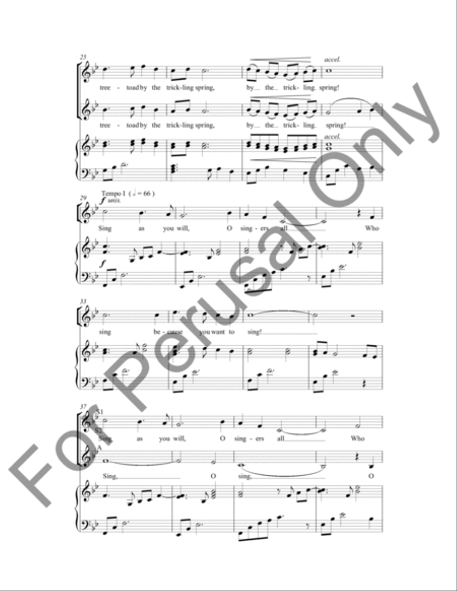 Singers All SSA scores gallery preview page 4