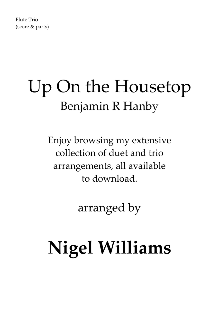 Up On the Housetop Flute Trio scores gallery preview page 2