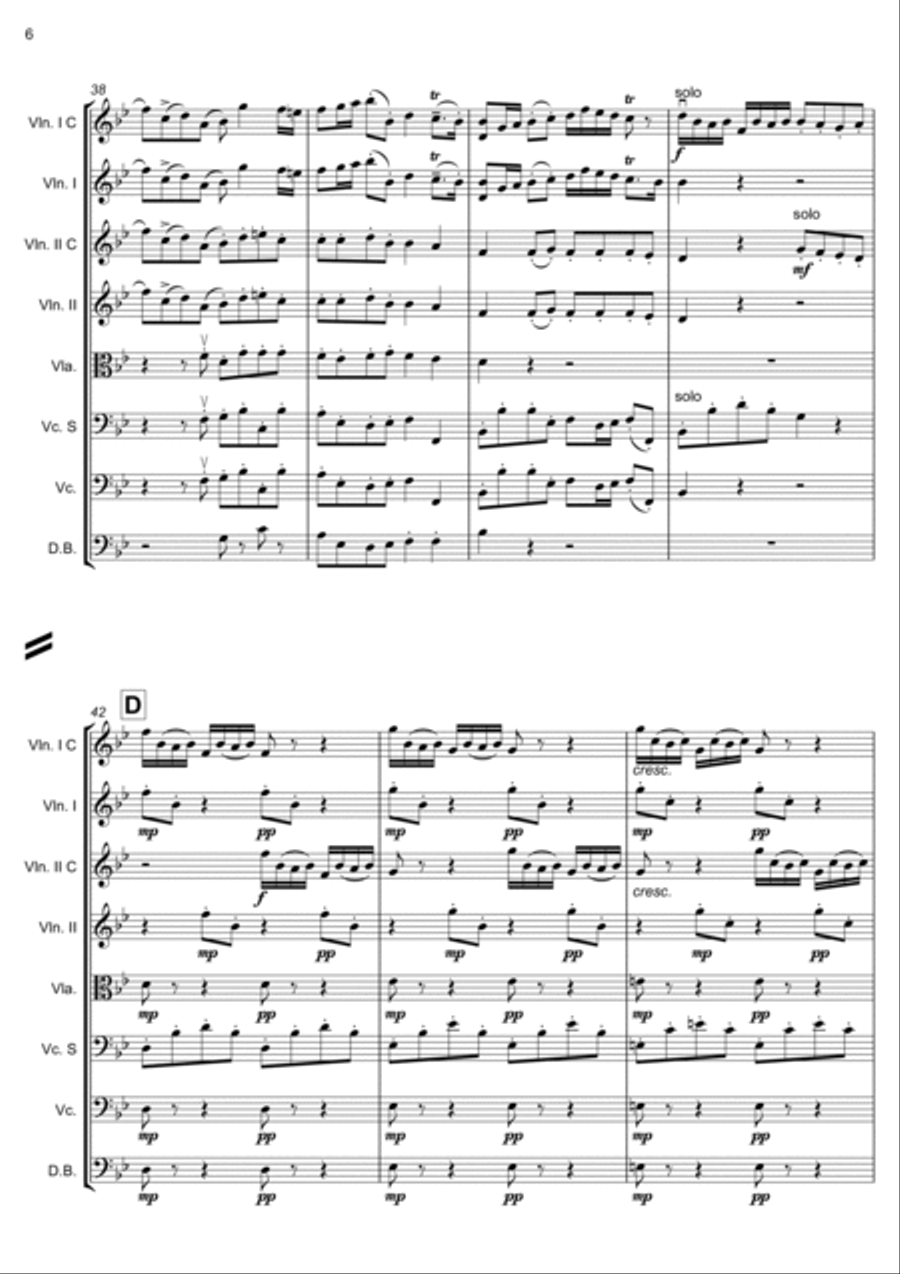Concerto Grosso String Orchestra scores gallery preview page 6