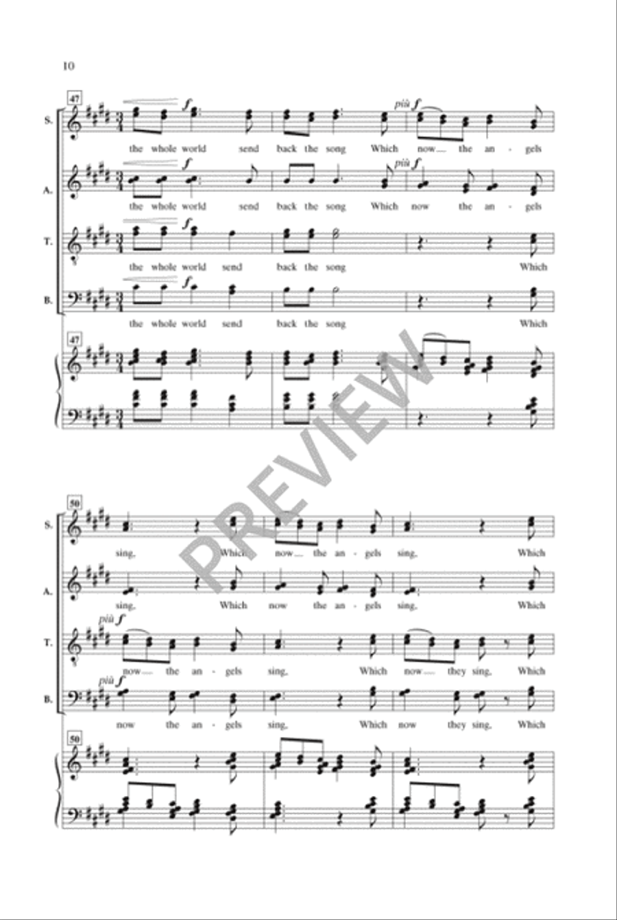 Midnight Clear Divisi scores gallery preview page 11